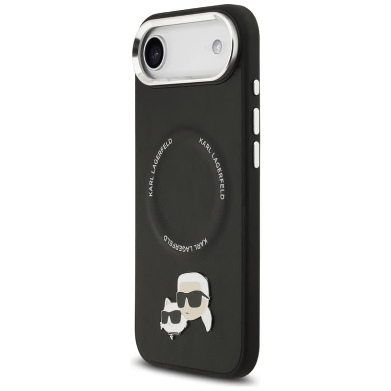 Karl Lagerfeld Karl & Choupette Pins MagSafe - Case iPhone Air (black) 2