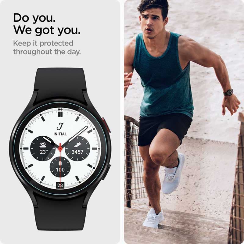 Spigen GLAS.TR EZ FIT 2-Pack - Tempered glass for Samsung Galaxy Watch 5 Pro 45 mm (2 pcs) 7