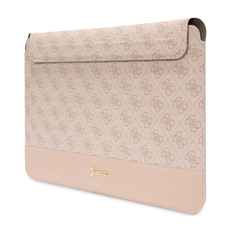 Guess 4G Stripe Metal Logo Computer Sleeve - 14" Notebook Case (Pink) 2