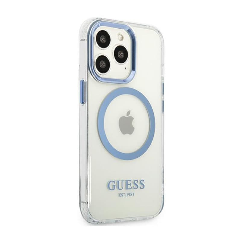 Guess Metal Outline MagSafe - Case for iPhone 13 Pro (Clear) 4