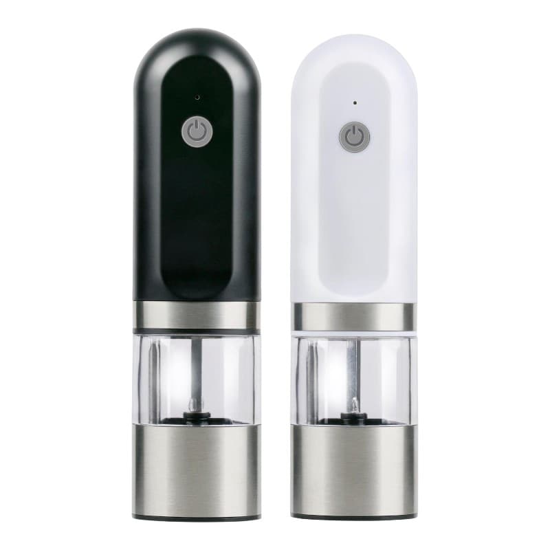 Alpina - Set of electric salt and pepper grinders with USB battery (2 pieces) 1
