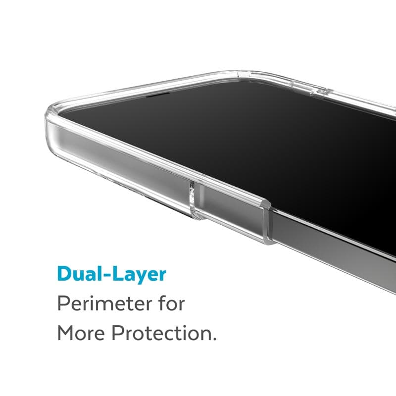 Speck Gemshell + MagSafe - Case for iPhone 15 Plus / iPhone 14 Plus with MICROBAN coating (Clear) 7