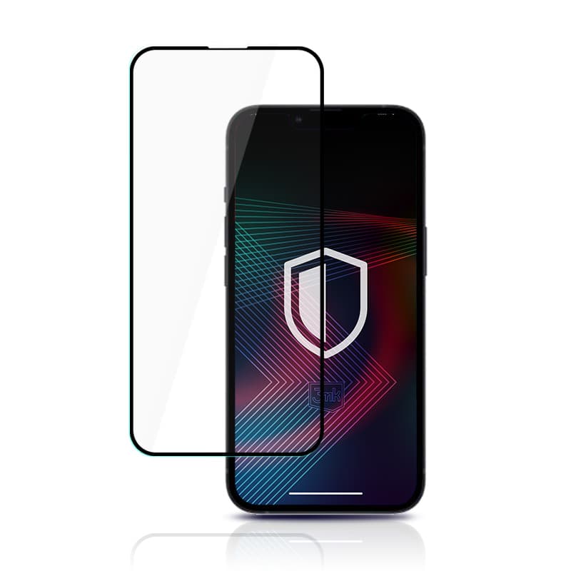 3mk HardGlass Max Lite - Tempered Glass for iPhone 13 / iPhone 13 Pro (Black) 2