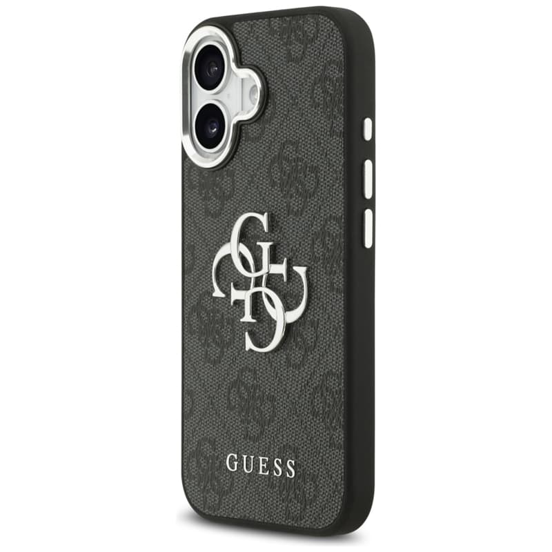 Guess 4G Big 4G Classic Logo - Case iPhone 17 (Black / Silver) 2