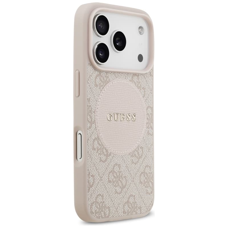 Guess 4G Circle Classic Logo MagSafe - Case iPhone 17 Pro (pink) 4
