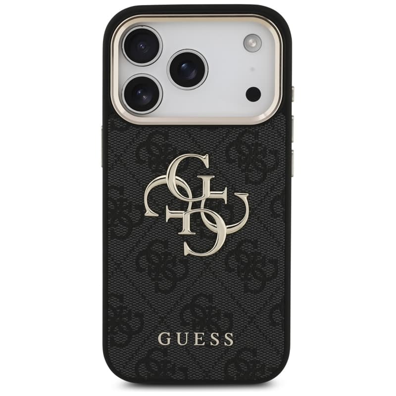 Guess 4G Big 4G Classic Logo - Case iPhone 17 Pro (Black / Gold) 3
