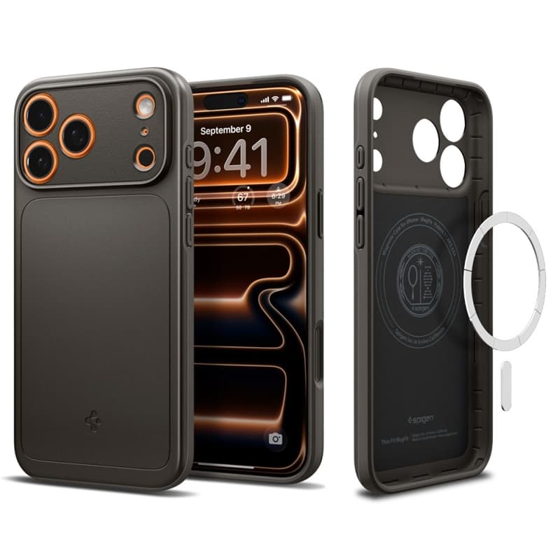 Spigen Thin Fit Mag MagSafe - Case for iPhone 17 Pro Max (Gunmetal)
