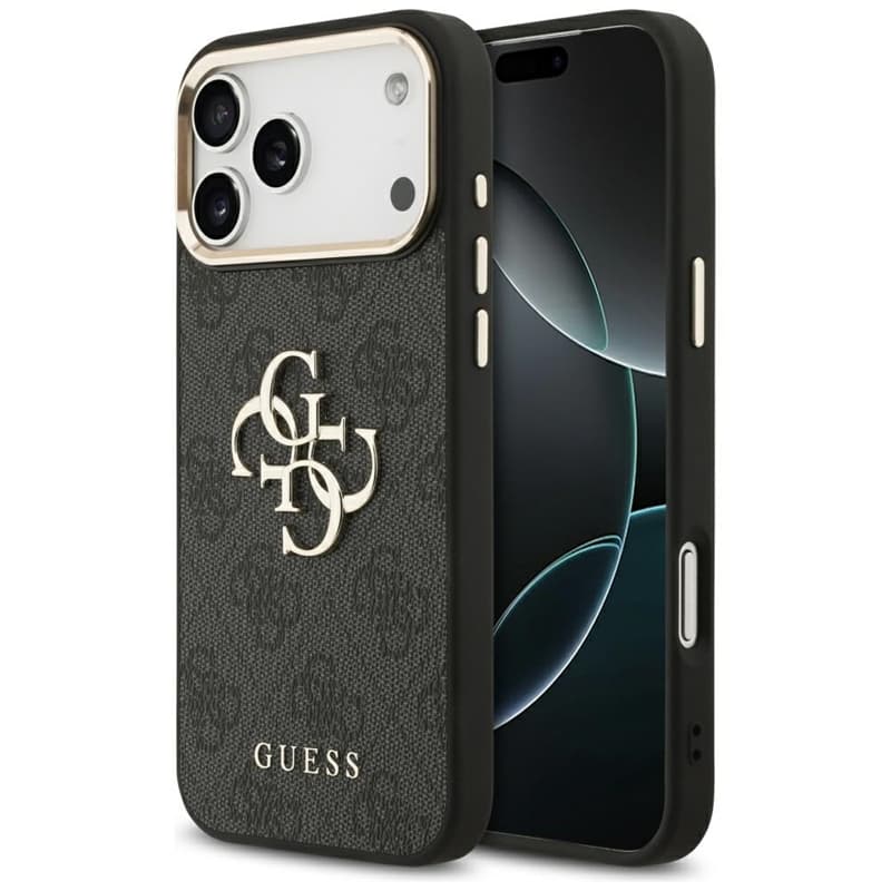 Guess 4G Big 4G Classic Logo - Case iPhone 17 Pro Max (Black / Gold) 1