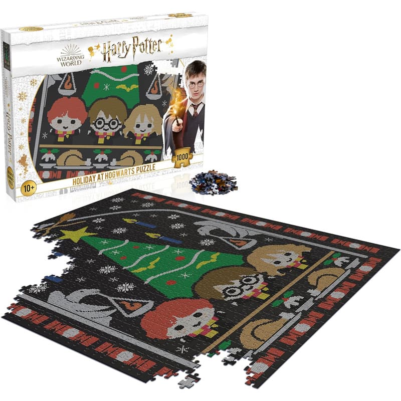 Harry Potter - 1000-piece puzzle in a decorative box (Holidays at Hogwarts) 4