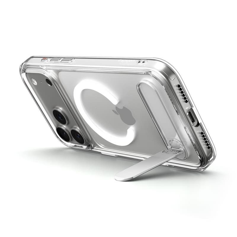 Spigen Ultra Hybrid S Mag MagSafe - Case for iPhone 17 Pro (Clear/White) 6