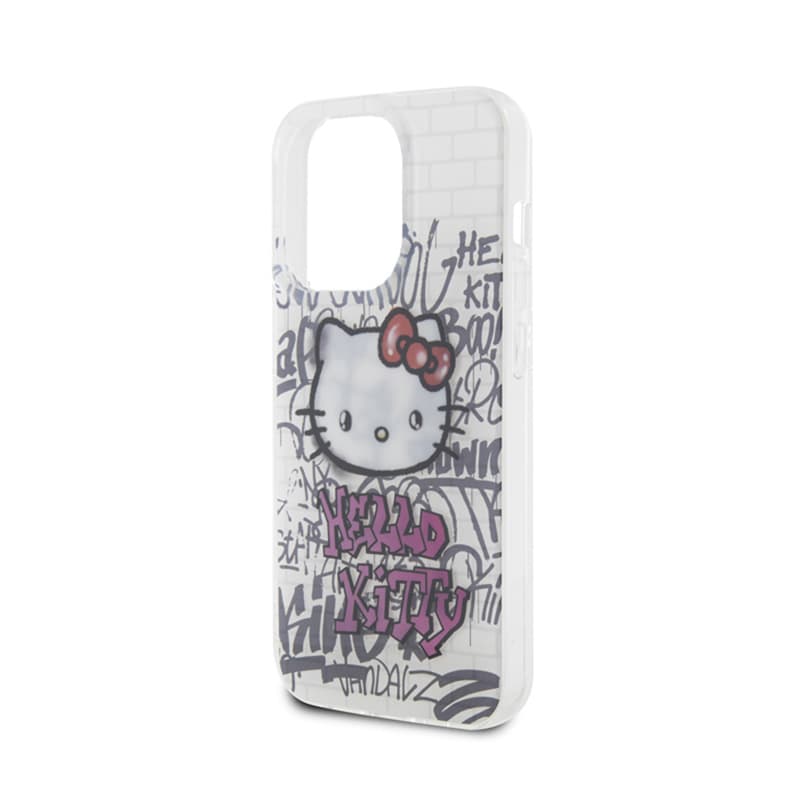 Hello Kitty IML Kitty On Bricks Graffiti - iPhone 14 Pro Case (white) 6