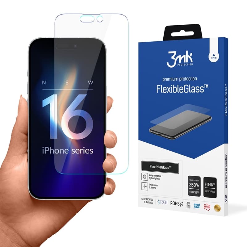 3mk FlexibleGlass - Hybrid Glass for iPhone 16 Pro Max