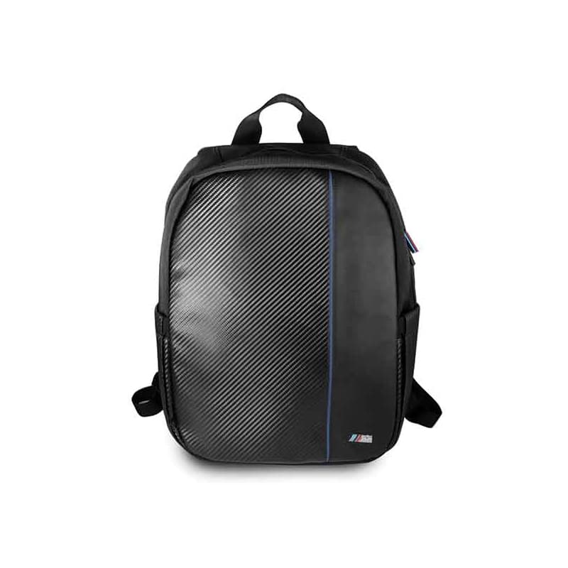 BMW Carbon Navy Stripe - 16" Notebook Backpack (Black) 1