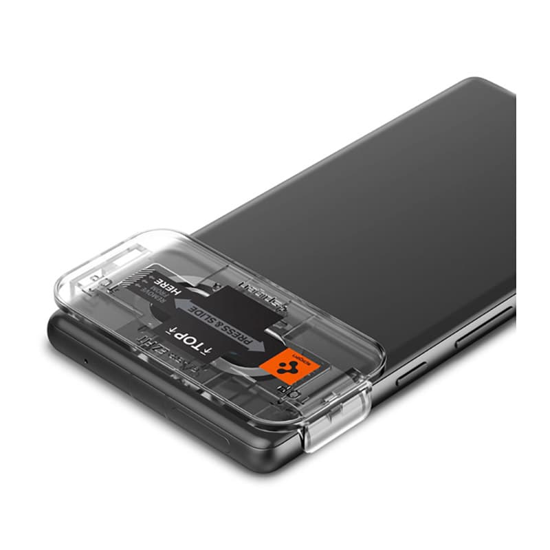 Spigen Optik.TR EZ Fit Camera Lens Protector 2-Pack - Lens protection glass for Google Pixel 7A (2-pack) (Black) 6