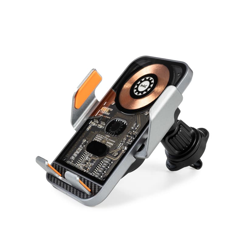 WEKOME WP-U204 Vanguard Series - Auto car holder with wireless charging 15W (Black) 6
