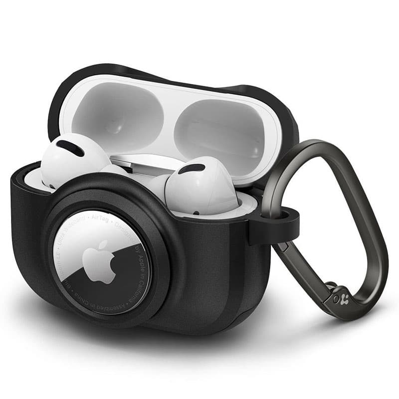 Spigen Tag Armor Duo - Case for Apple AirPods Pro 1 / 2 / AirTag 1 /2 (Black)