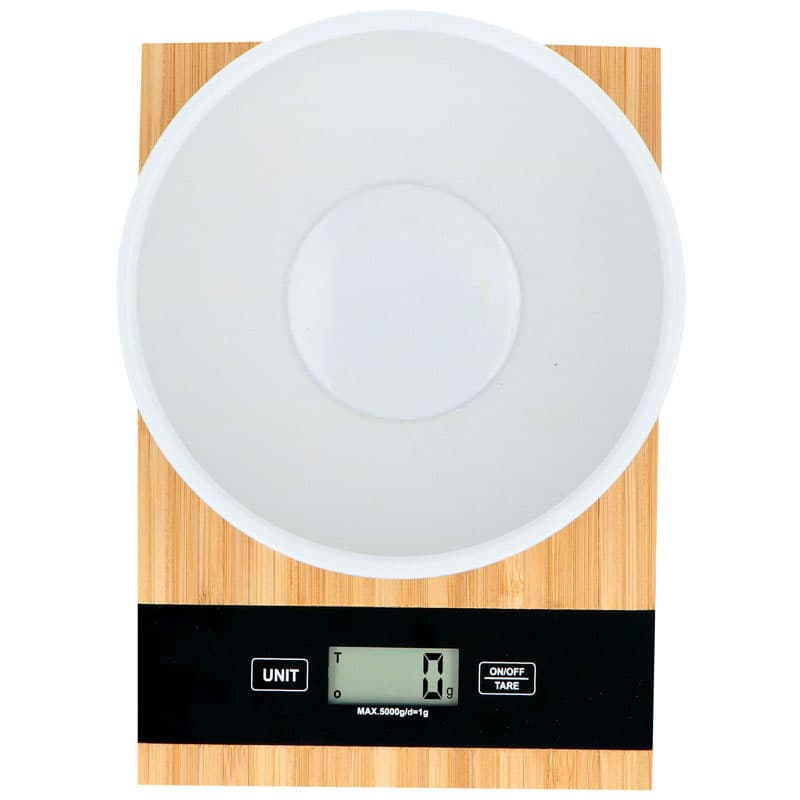 Alpina - Digital bamboo kitchen scale 5 kg 4