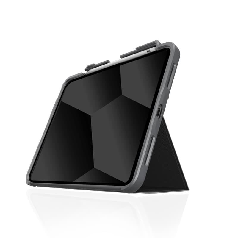 STM Dux Plus - Rugged Case for iPad 11" (2025) / 10.9" (2022) MIL-STD-810G with Apple Pencil Holder (Black) EDU/COM Version