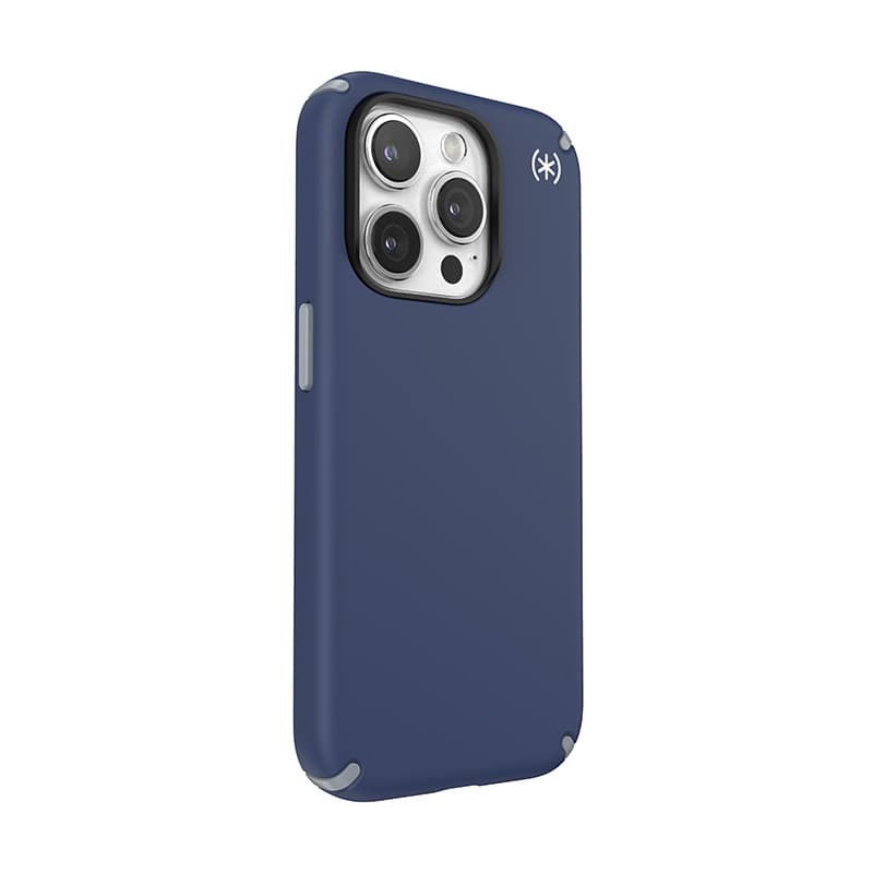 Speck Presidio2 Pro Magsafe - iPhone 15 Pro Case (Coastal Blue / Dust Gray / White) 4