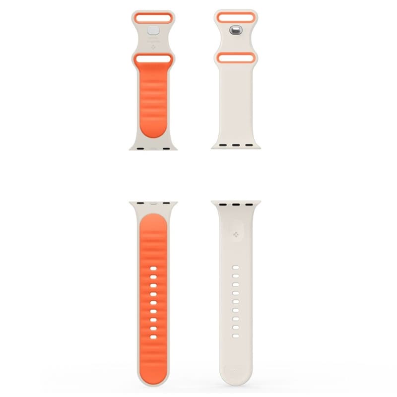 Spigen Nano Pop - Strap for Apple Watch 44/45/46/49 mm (Orange Beige) 6