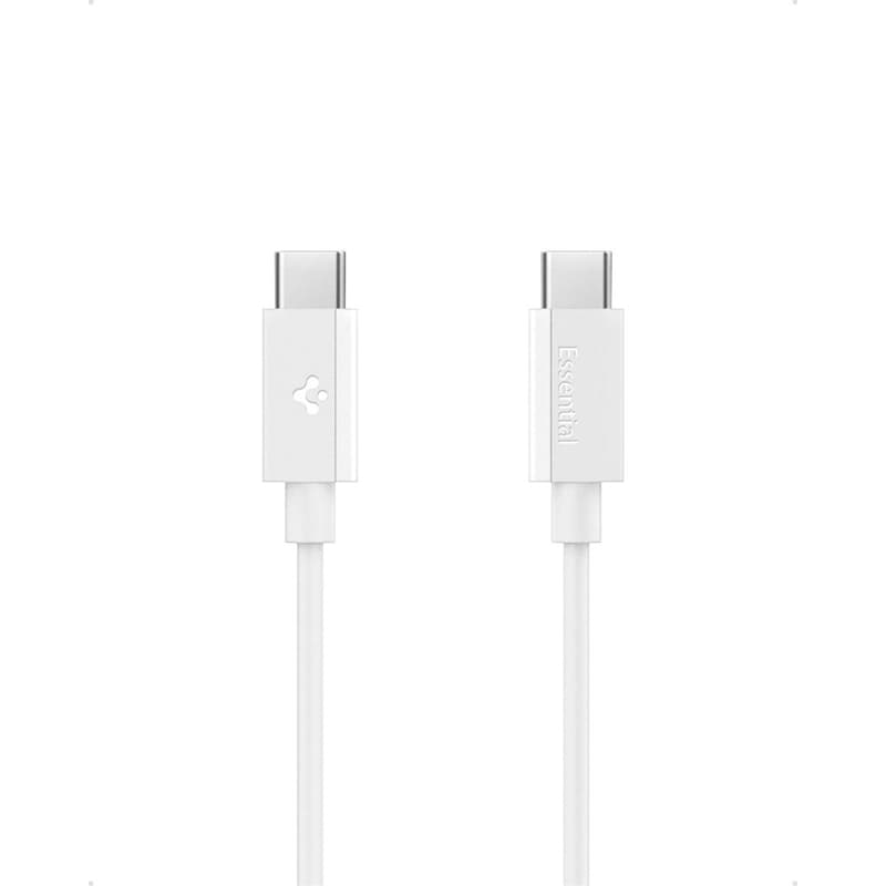 Spigen EB6010CC Essential - USB-C to USB-C Cable PD 60W 1m (White)
