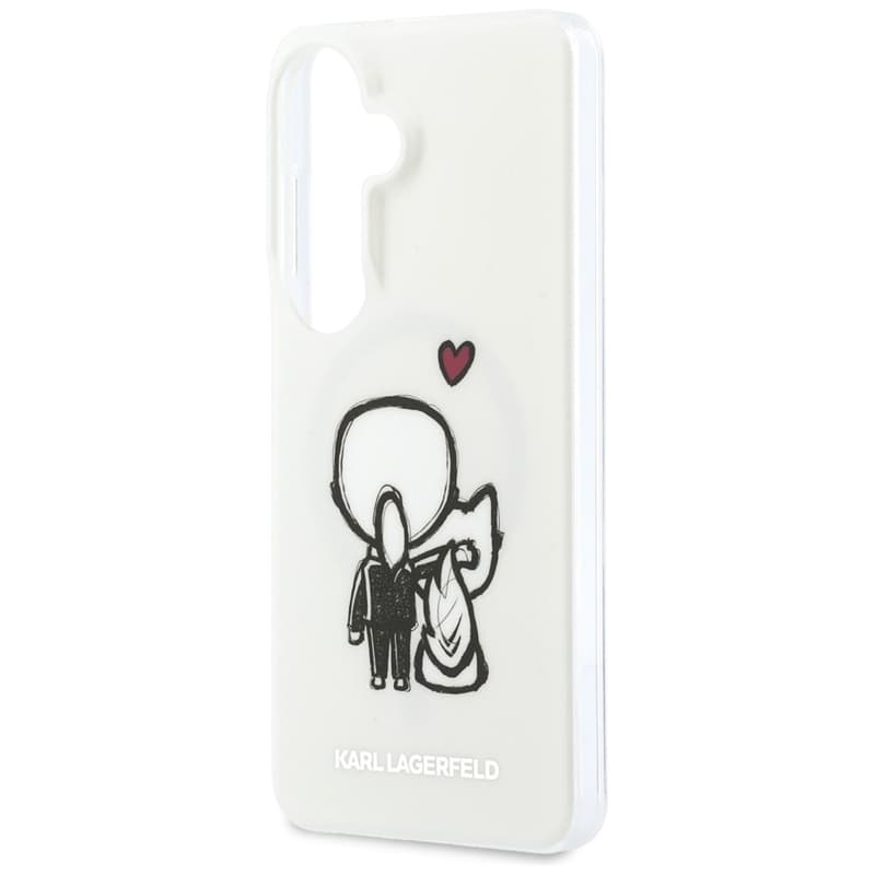 Karl Lagerfeld IML Karl & Choupette MagSafe - Samsung Galaxy S26 Case (Clear) 6
