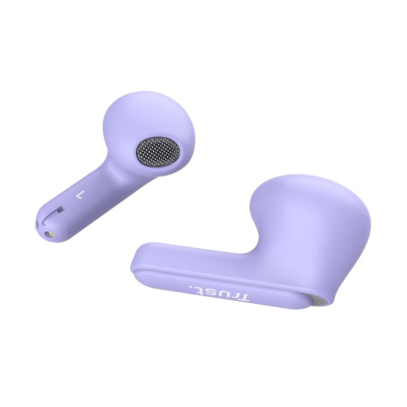 Trust Yavi - Wireless Earbuds Bluetooth TWS with Charging Case & ENC (Purple) 5