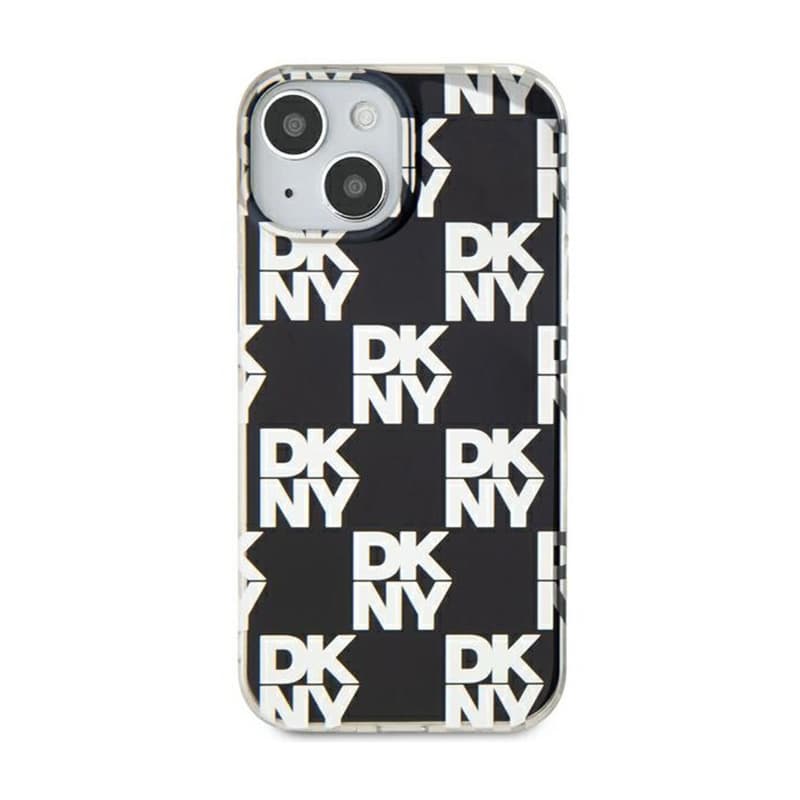 DKNY IML Checkered Mono Pattern - Case for iPhone 15 Plus / 14 Plus (Black) 3