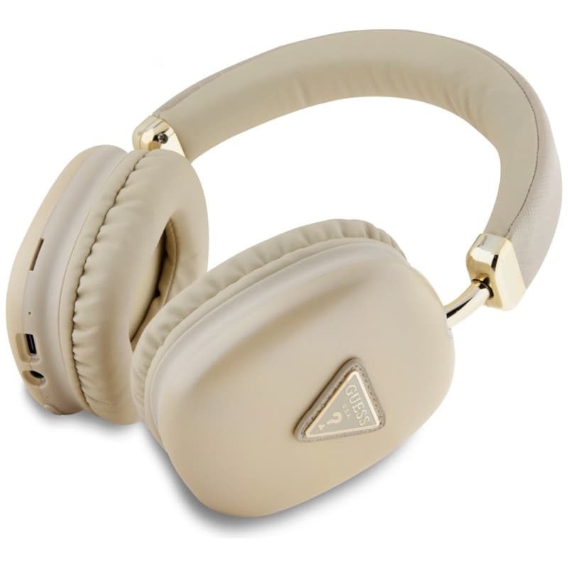 Guess Metallic Triangle Logo - Wireless Over-Ear Headphones Bluetooth V5.3 (gold) 2