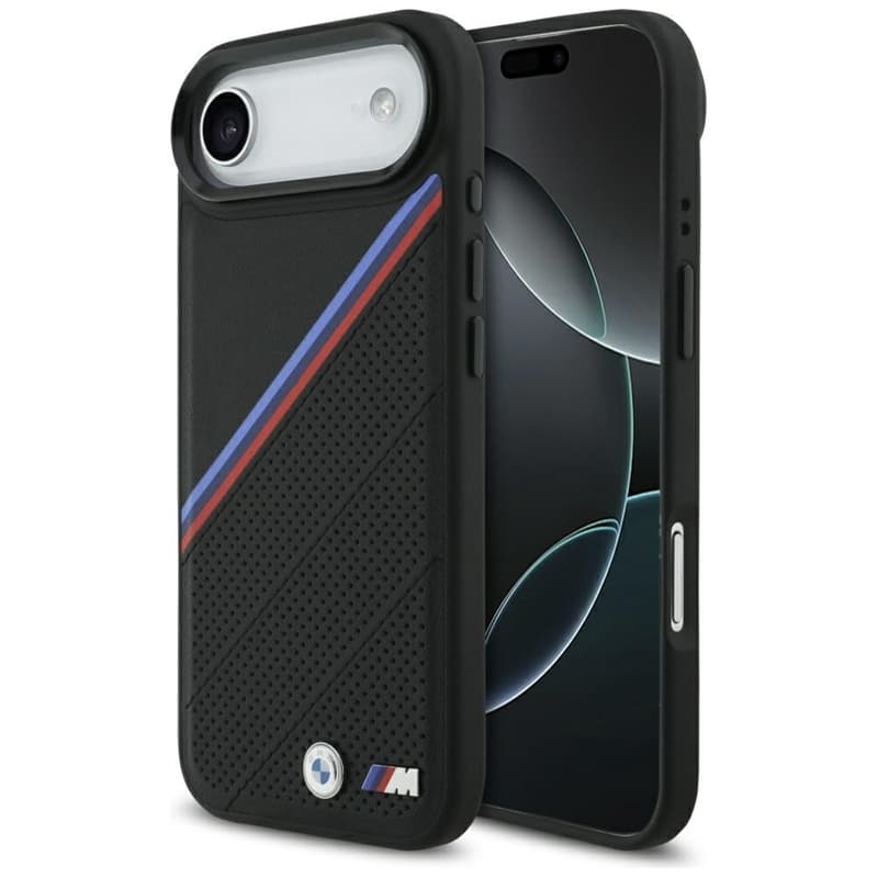 BMW M Tricolor Metal Logo MagSafe - iPhone Air Case (Black) 1