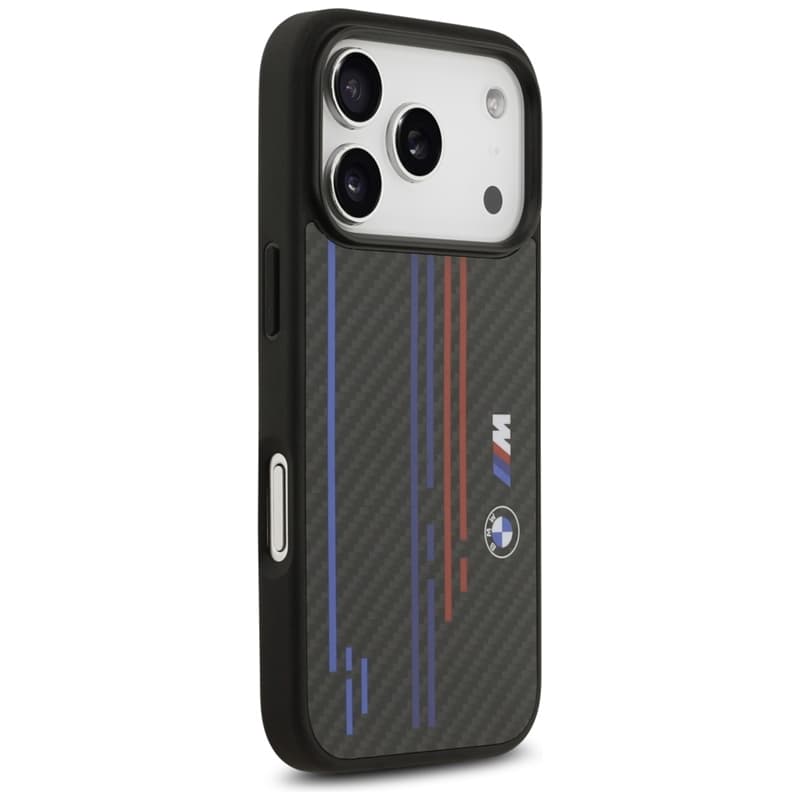 BMW M Kevlar Lines & Logo MagSafe - iPhone 17 Pro Case (Black) 3