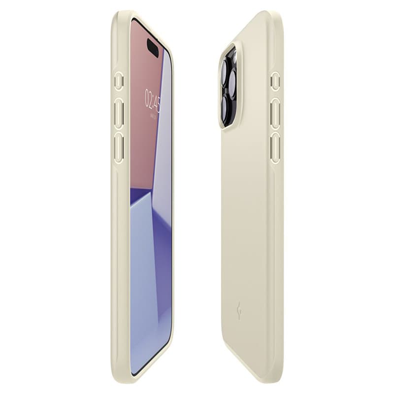 Spigen Thin Fit - Case for iPhone 15 Pro Max (Beige) 8