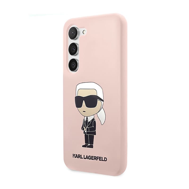 Karl Lagerfeld Silicone NFT Ikonik - Case for Samsung Galaxy S23+ (Pink) 2