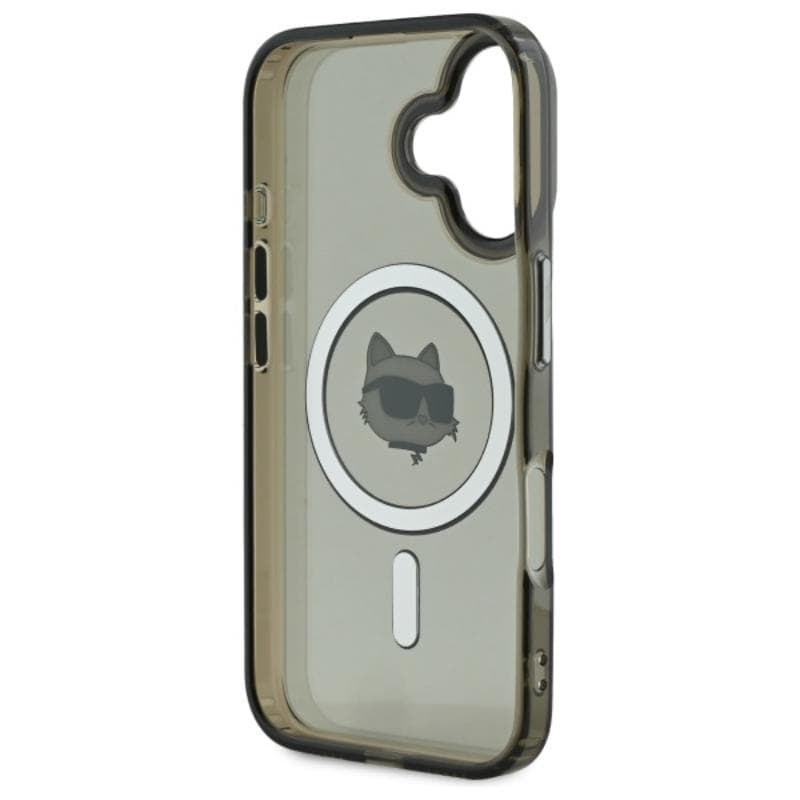 Karl Lagerfeld IML Metal Choupette Head MagSafe - Case for iPhone 16 Plus (black) 7