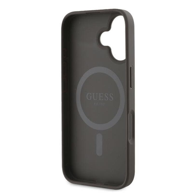 Guess 4G Ring Classic Logo MagSafe - Case iPhone 16 Plus (brown) 7