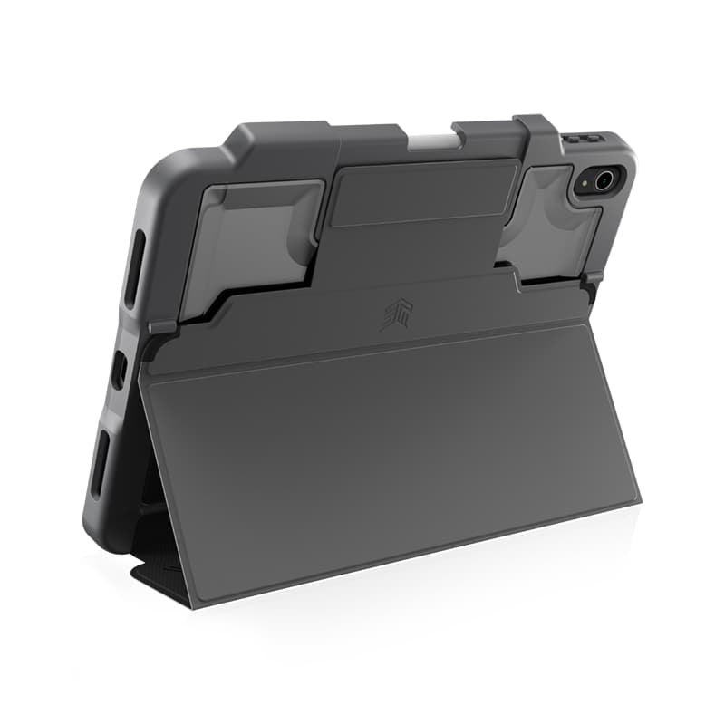 STM Dux Plus - Rugged Case for iPad 11" (2025) / 10.9" (2022) MIL-STD-810G with Apple Pencil Holder (Black) EDU/COM Version 2