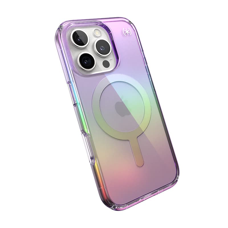 Speck Presidio2 Lux MagSafe - iPhone 16 Pro Case (Amazing Purple / Clear) 8