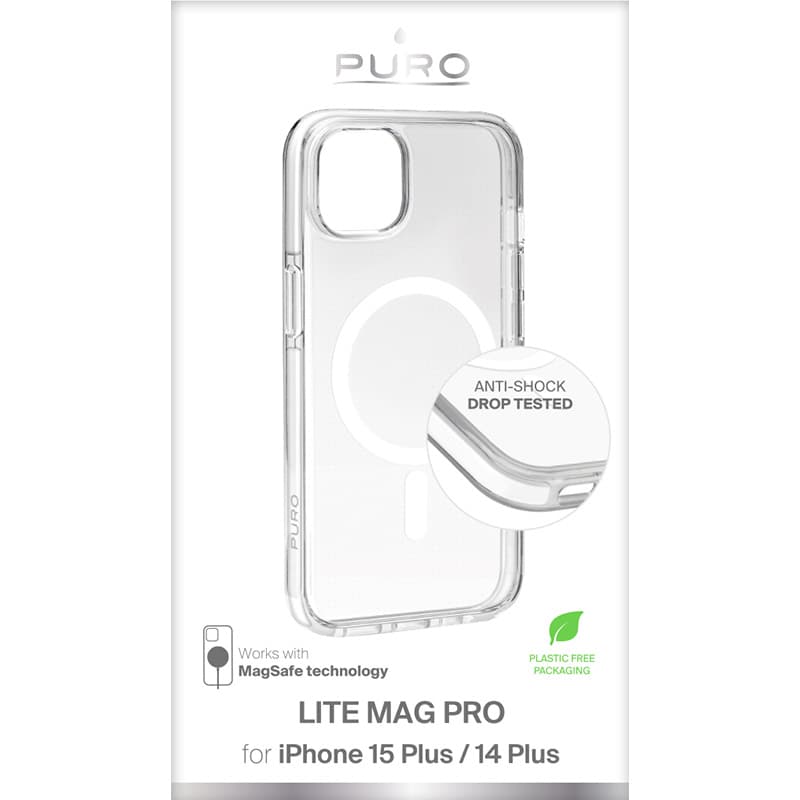PURO LITEMAG PRO - Case for iPhone 15 Plus MagSafe (Transparent) 4