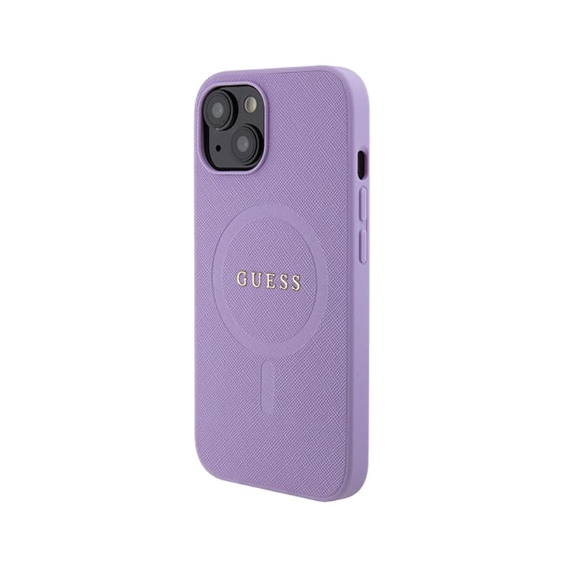 Guess Saffiano MagSafe - iPhone 15 Case (purple) 2