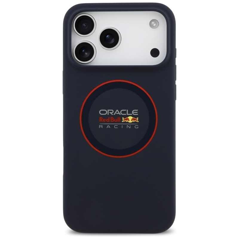 Red Bull Silicone Red Ring MagSafe - iPhone 17 Pro Max Case (Navy Blue) 3