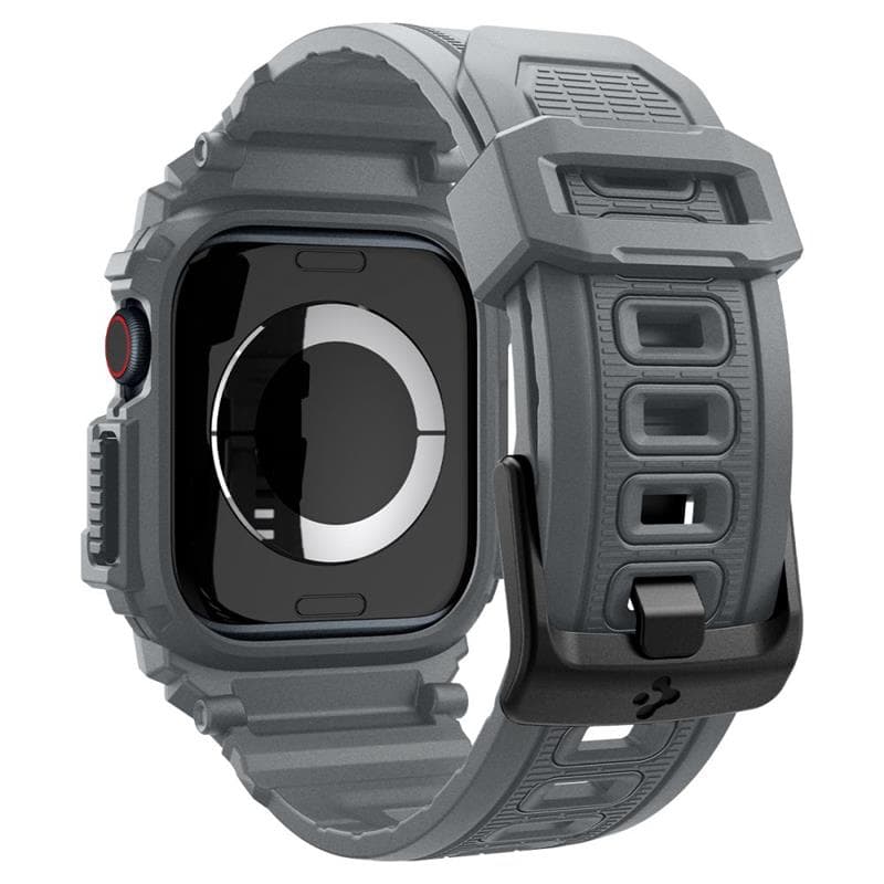 Spigen Rugged Armor Pro - Strap with Case for Apple Watch 10 46 mm (Dark Grey) 2