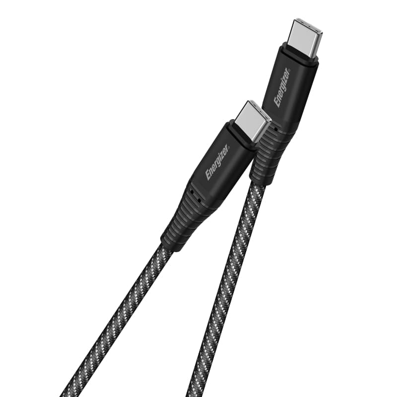Energizer Ultimate - USB-C to USB-C 100W connecting cable 2m (Black) 2