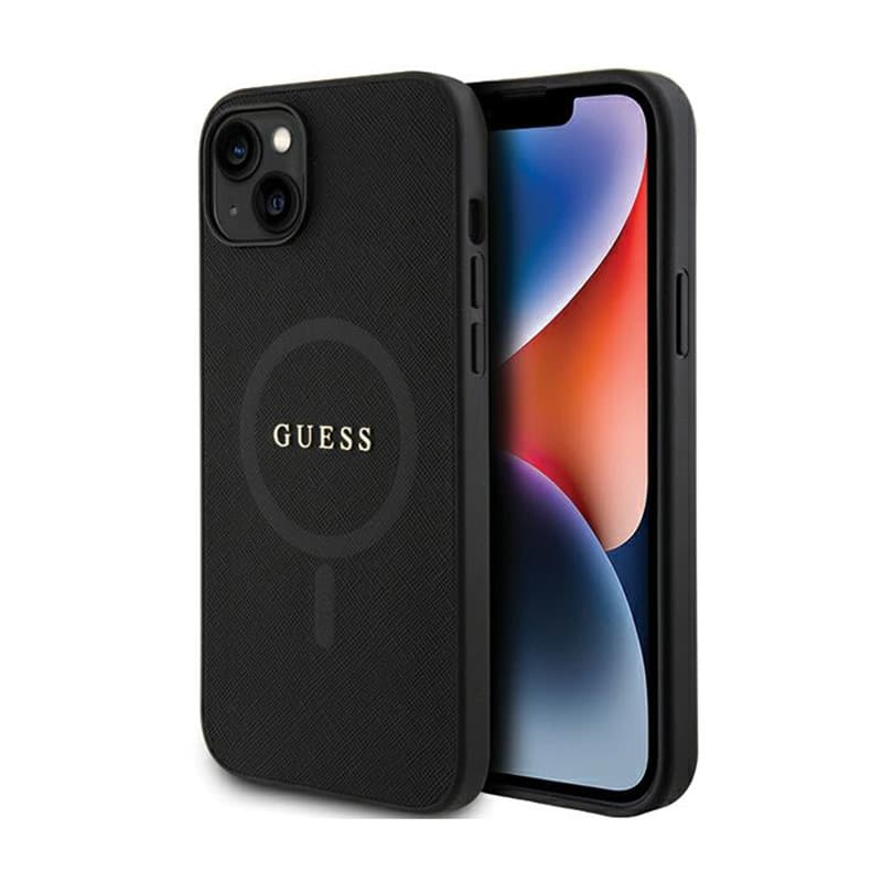 Guess Saffiano MagSafe - iPhone 15 Plus Case (black) 1