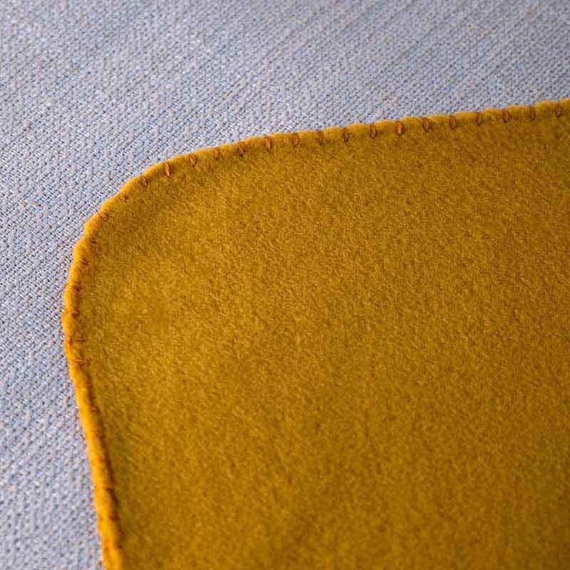 Fleece blanket 170x130 (Orange) 3