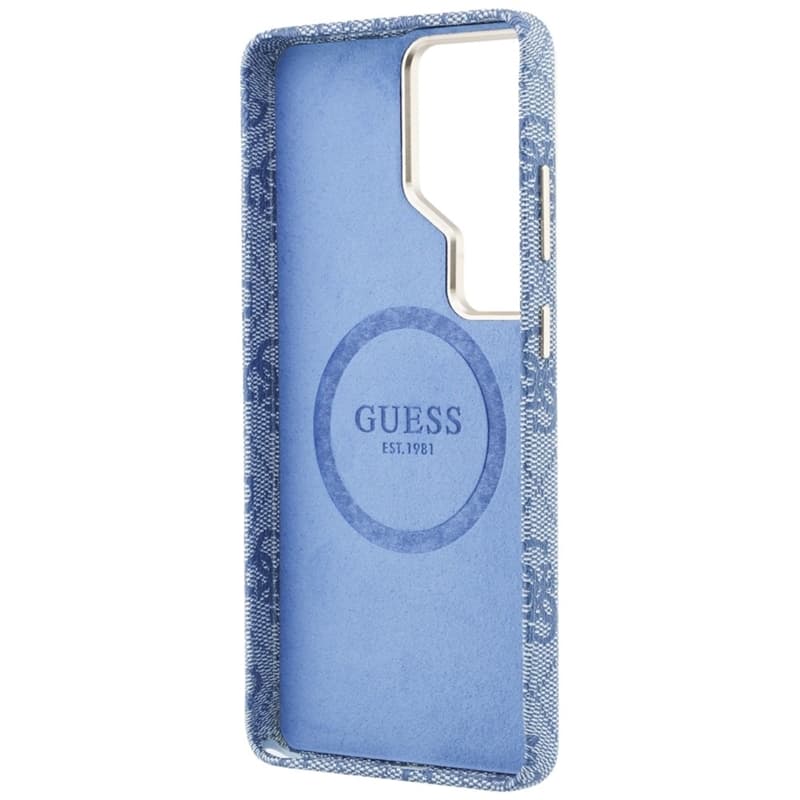 Guess 4G Script MagSafe - Samsung Galaxy S26 Ultra Case (Blue) 7