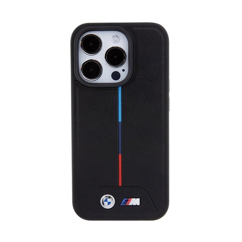 BMW Quilted Tricolor MagSafe - Case for iPhone 15 Pro Max (Black) 3