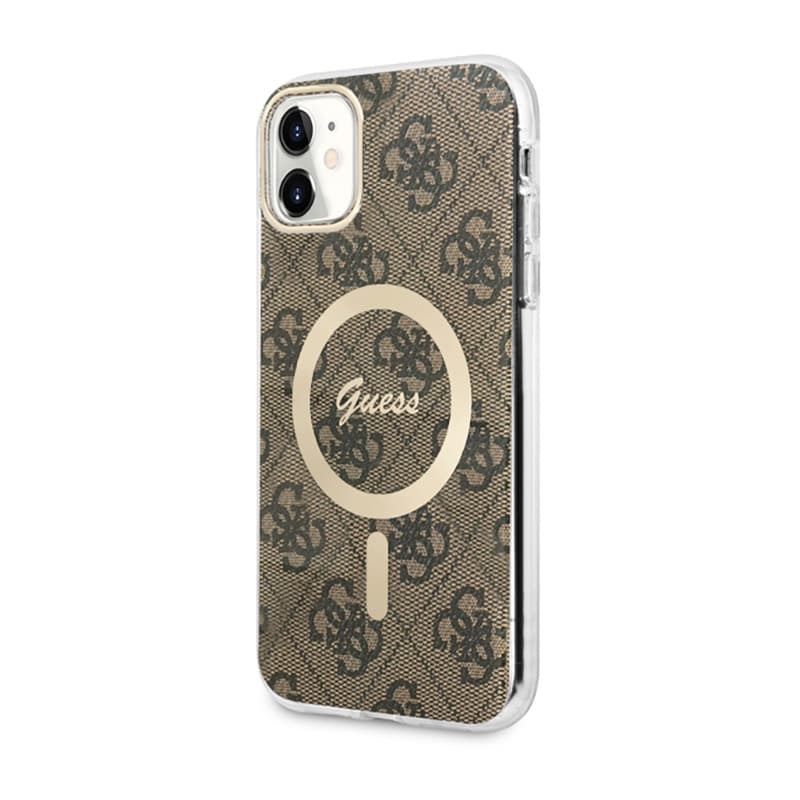 Guess 4G MagSafe - Case for iPhone 11 (Brown) 1