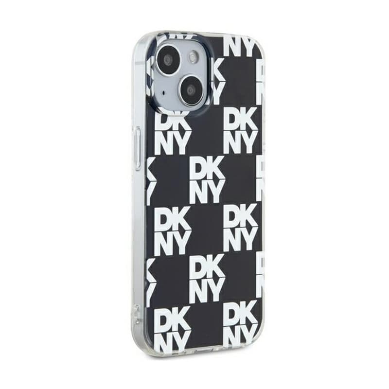 DKNY IML Checkered Mono Pattern - Case for iPhone 15 Plus / 14 Plus (Black) 4