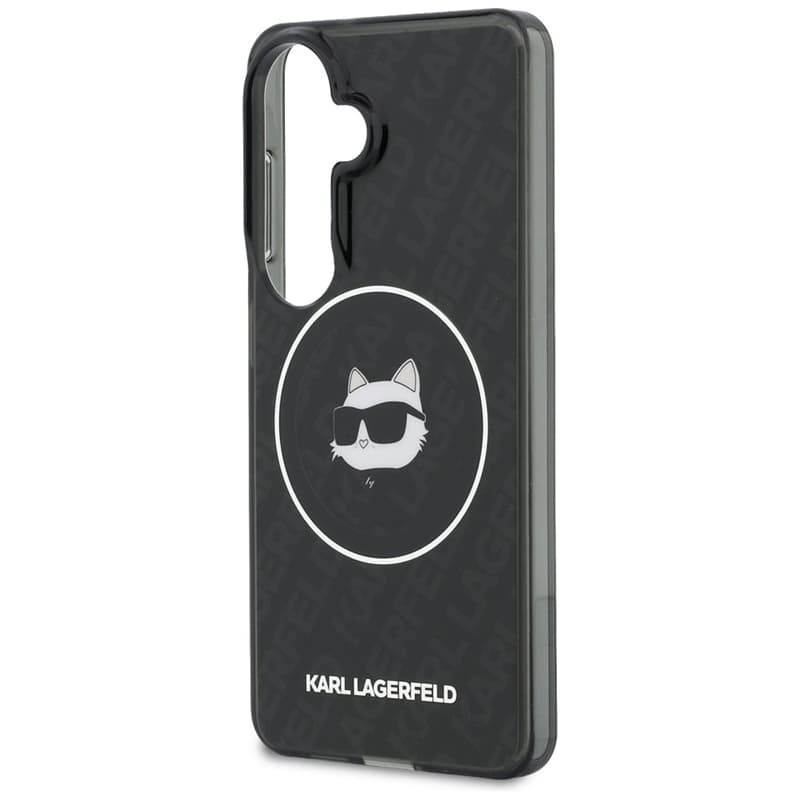 Karl Lagerfeld IML Repeated Choupette MagSafe - Samsung Galaxy S26 Case (Black) 6