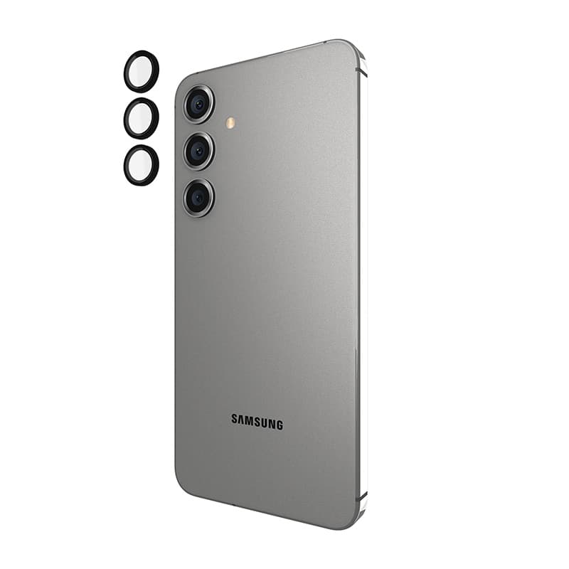Case-Mate Aluminum Ring Lens Protector - Protective Glass for the camera lens of the Samsung Galaxy S24+ (Black) 3
